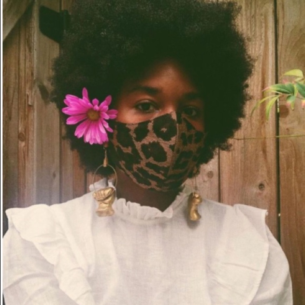 Artipoppe brand new leopard face mask